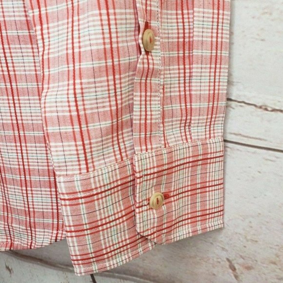 Tailored Fit Sean Jean Fiery Red SW130435 Cotton Men Extra Large Shirt - Picture 8 of 12